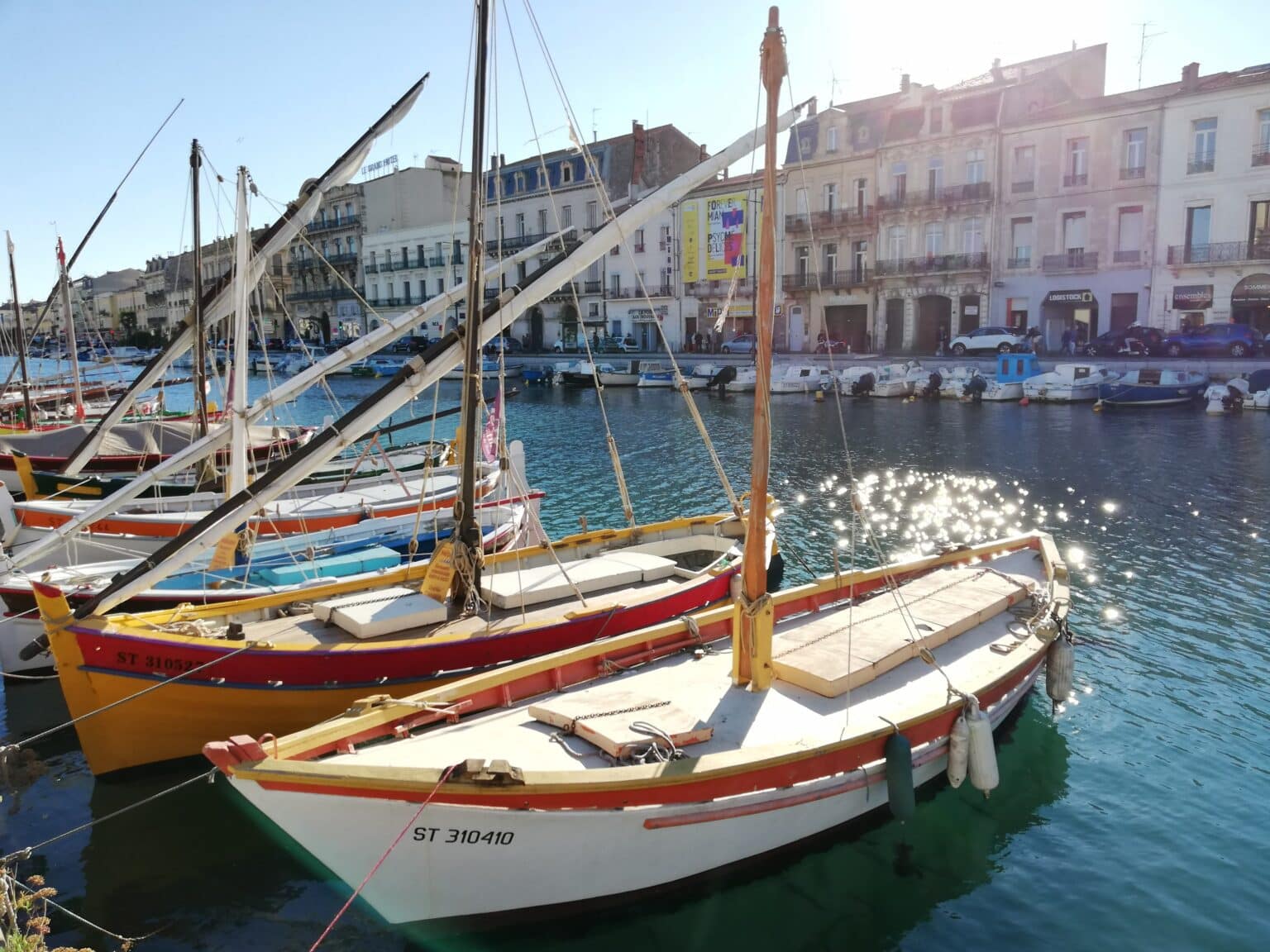 Arrivée à Sète à vélo